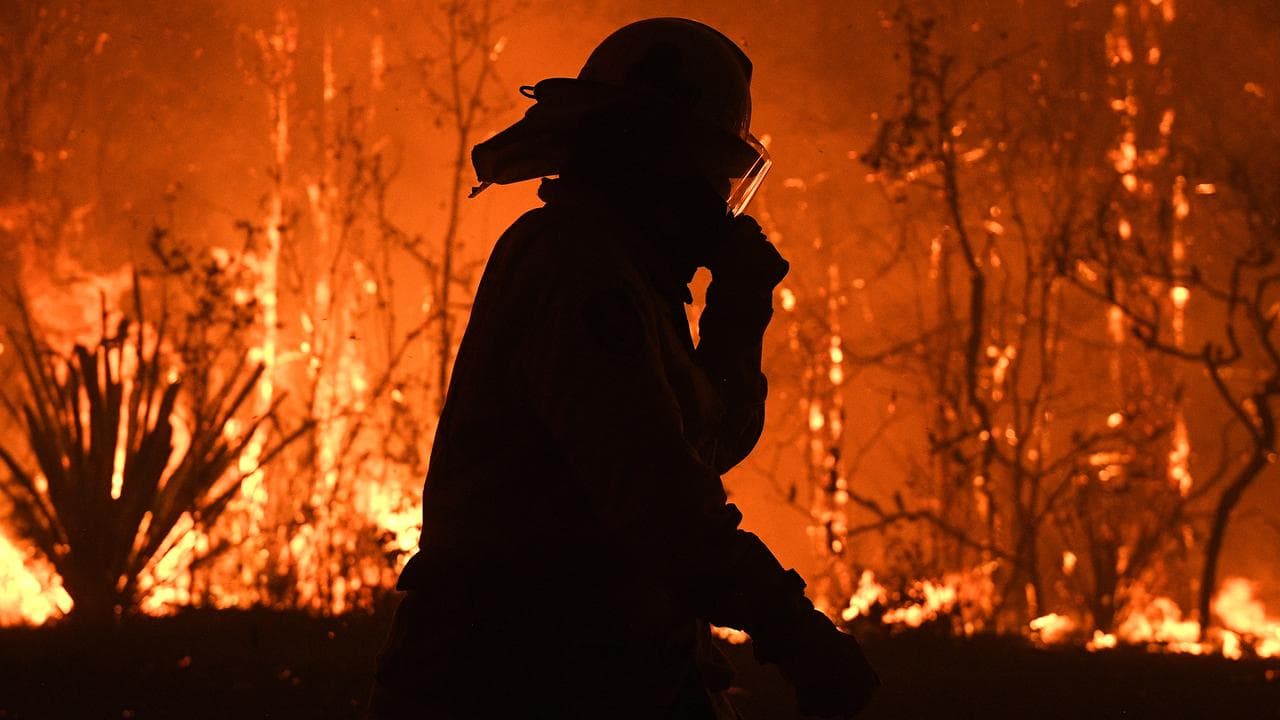 NSW Rural Fire Service crews protect properties