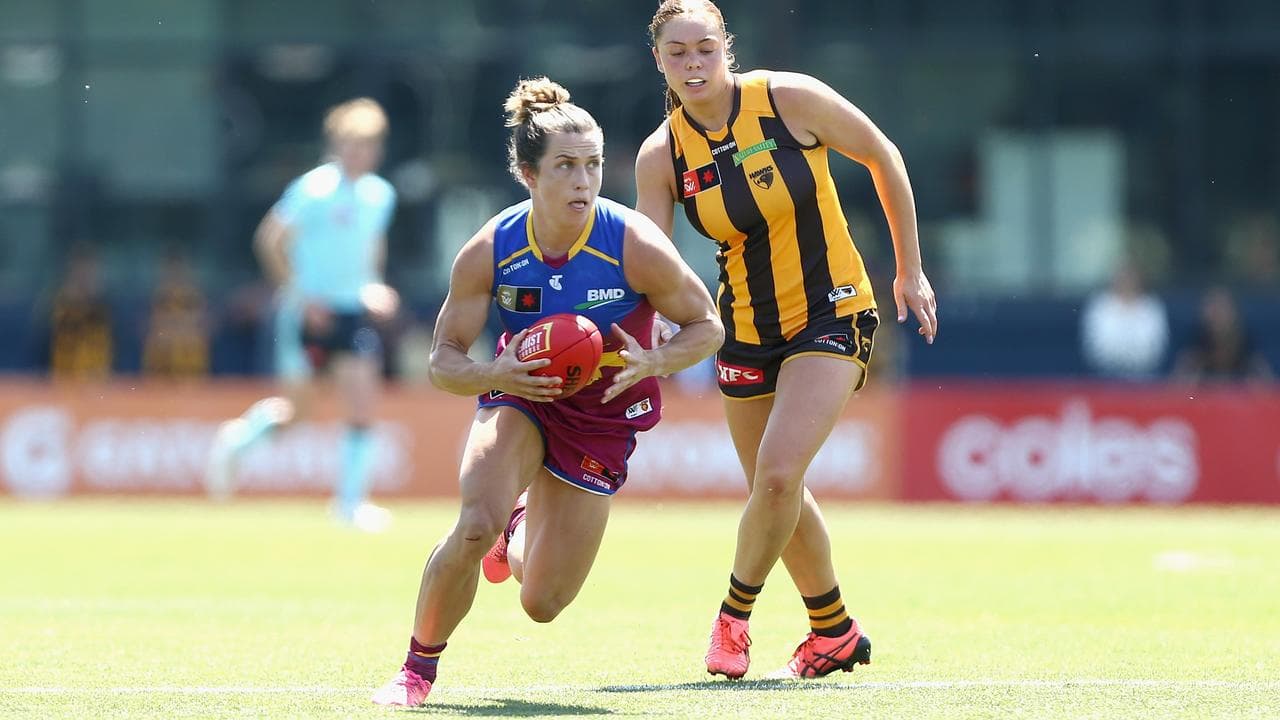 Brisbane's Cathy Svarc (left).