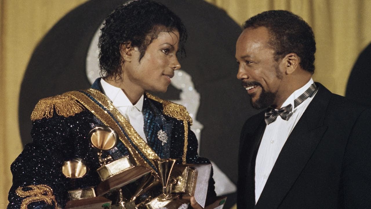 Michael Jackson and Quincy Jones in 1984