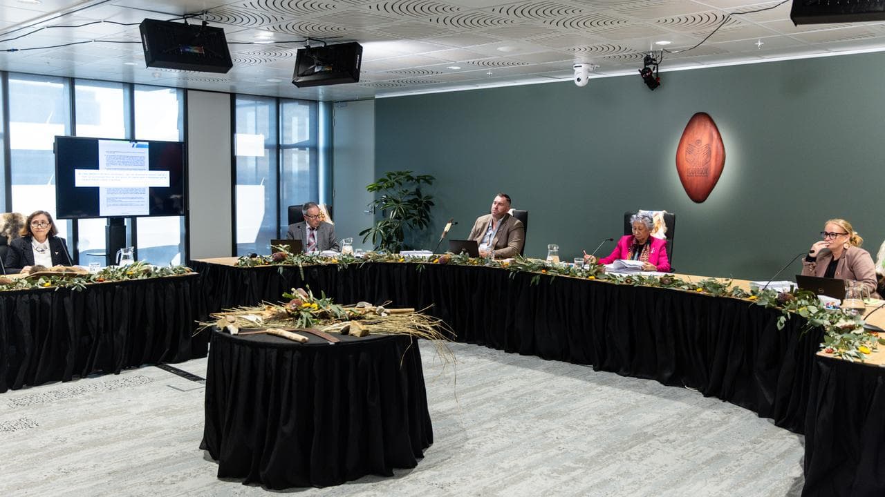 File photo of Yoorrook Justice Commission hearing