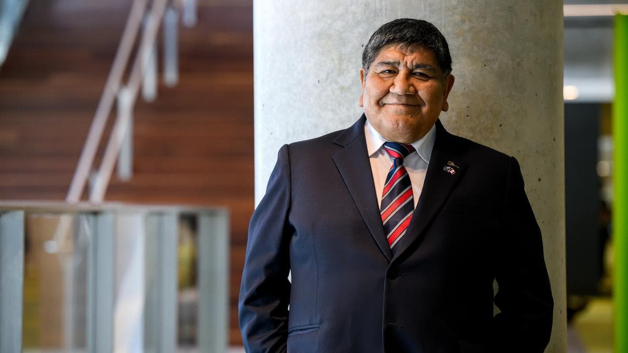 Peru Minister of Energy and Mines Romulo Mucho Mamani