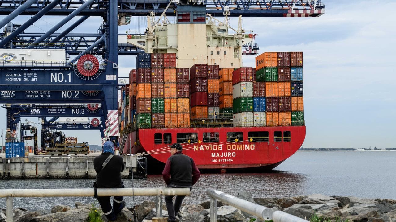 Shipping containers at Port Botany (file image)