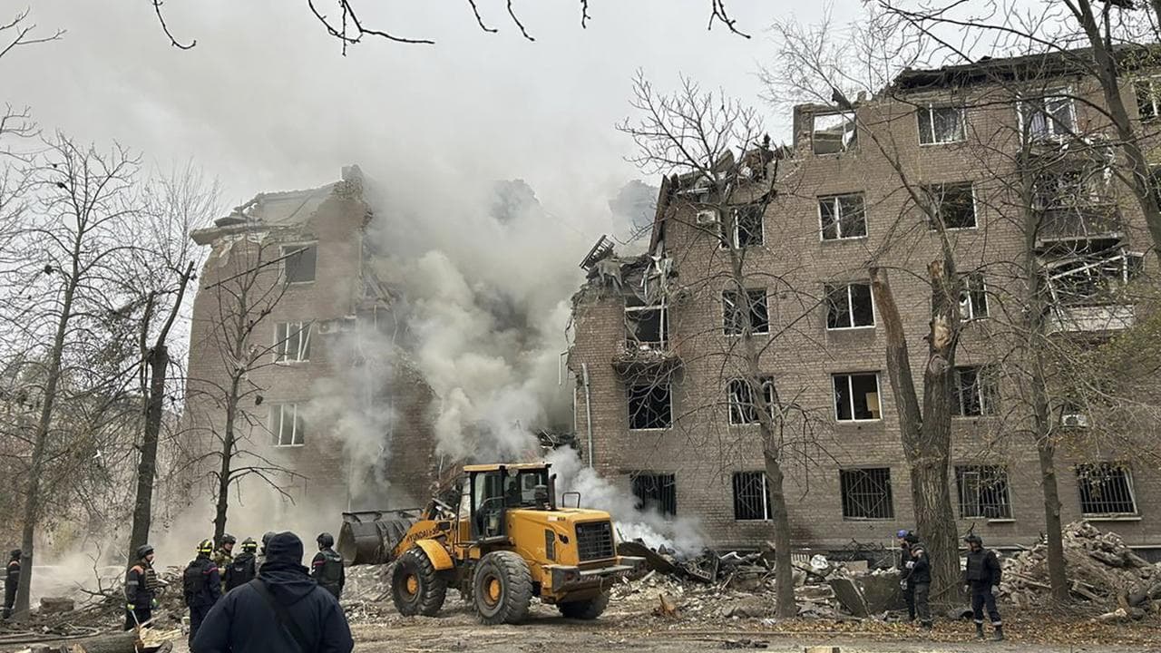 Rocket strike on Kryvyi Rih