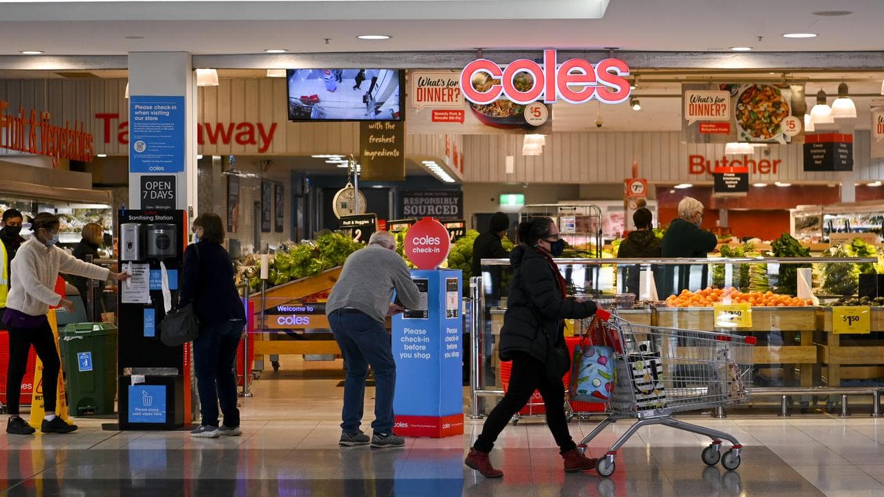 People at a supermarket