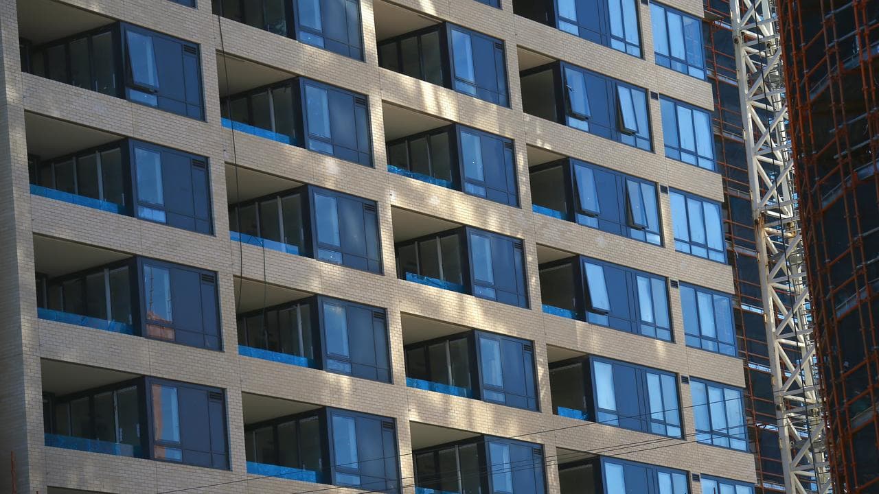 Apartments under construction