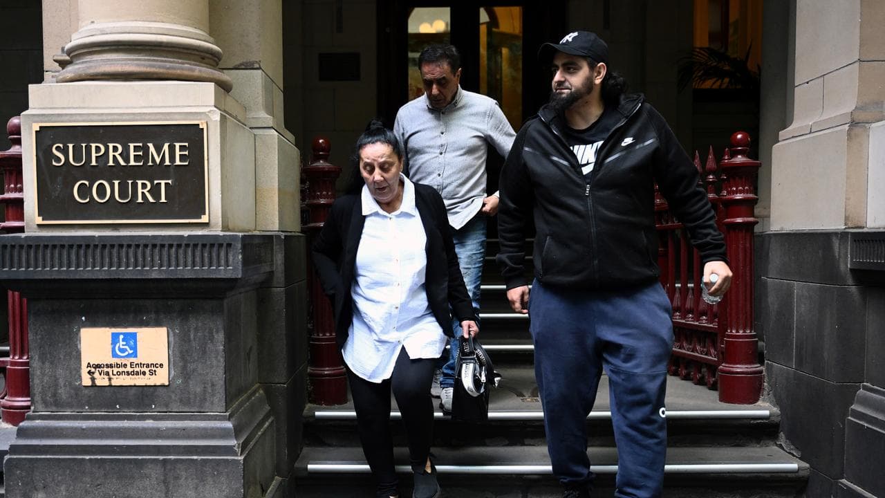 Susan Iramiyan (left), mother of Maryam Hamka, and family