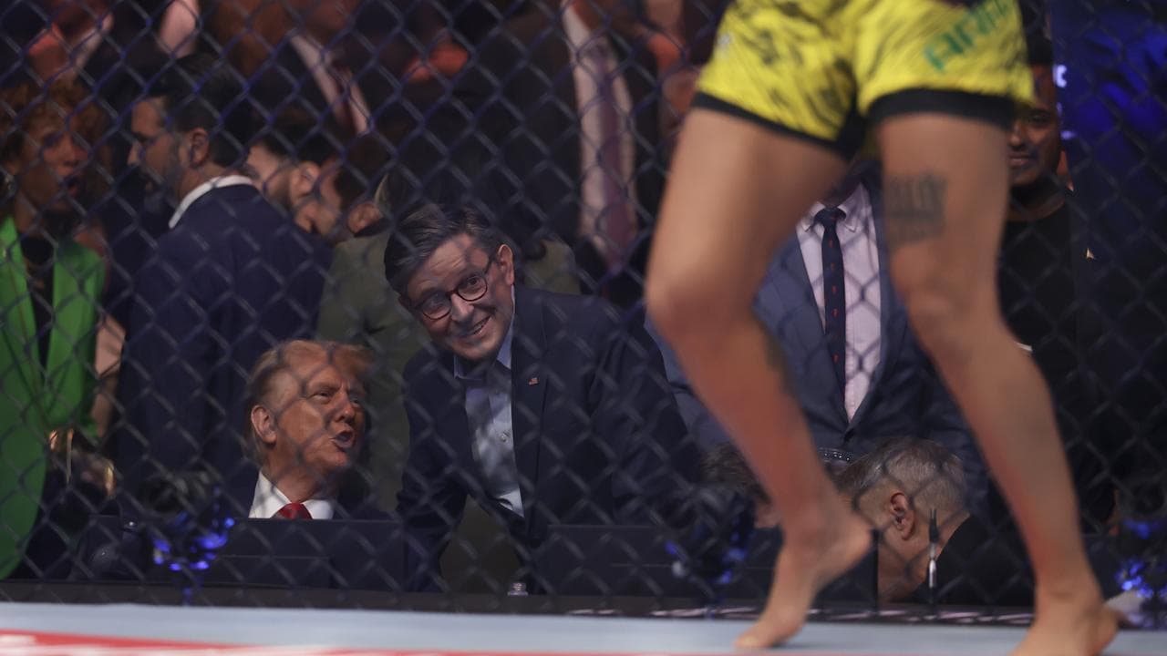 Donald Trump and Mike Johnson