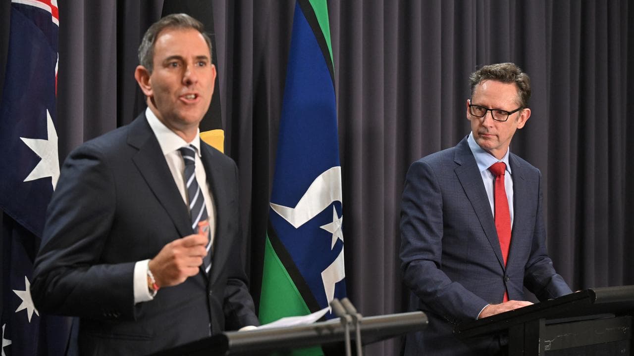 Treasurer Jim Chalmers and Assistant Treasurer Stephen Jones