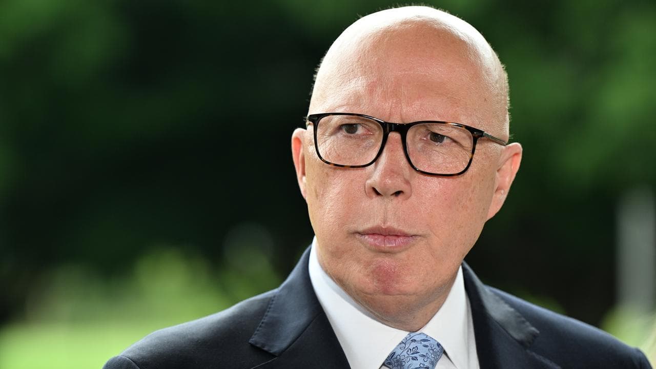 Federal Opposition Leader Peter Dutton