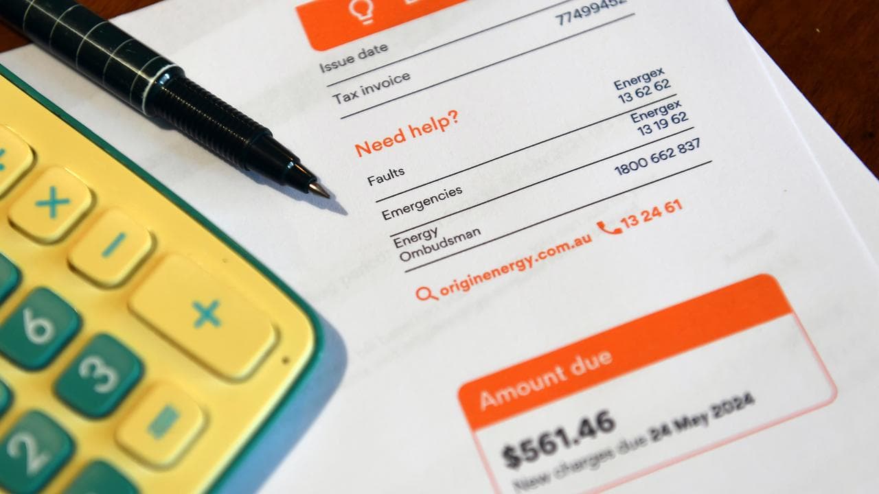 An electricity bill (file image)