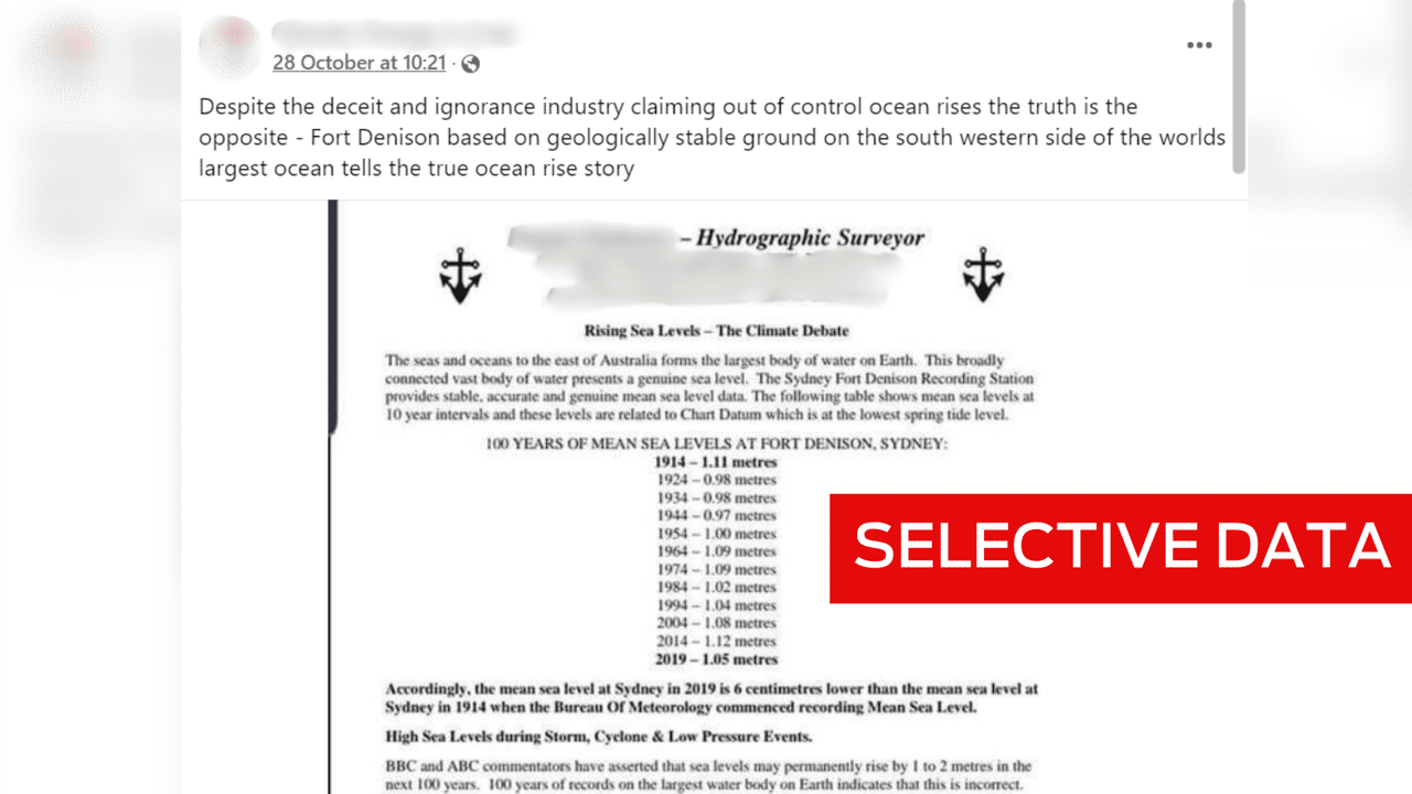 One of the posts spreading the false claim.