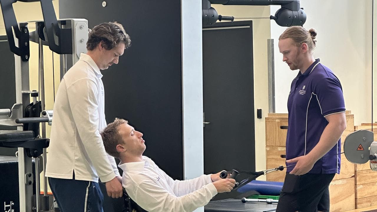 Nate Woolgar training in the ParaSTART program