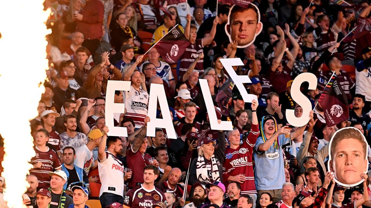 Manly Sea Eagles fans.