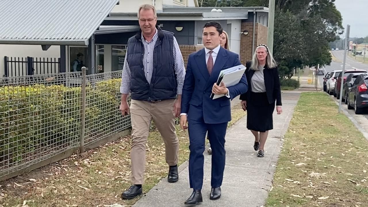 Peter Smith with Bryan Wrench (file image)