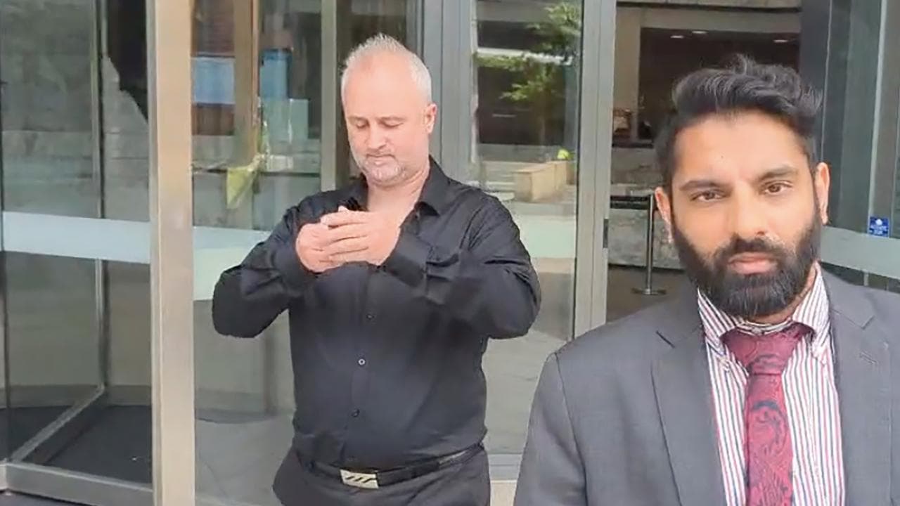 Marijan Lisica and his solicitor Avinash Singh