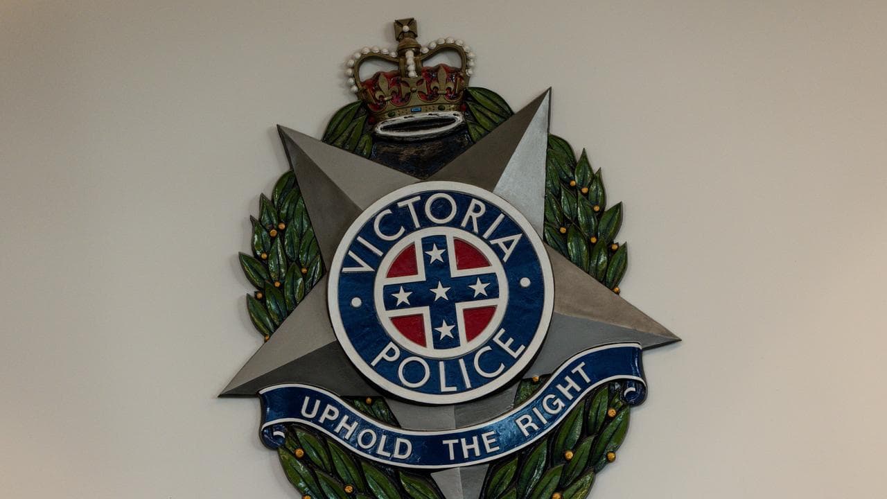 A Victoria Police crest (file image)