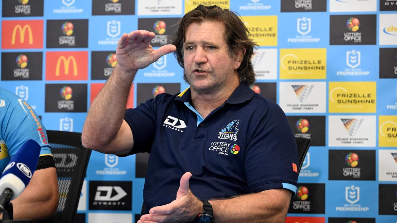 Titans coach Des Hasler.