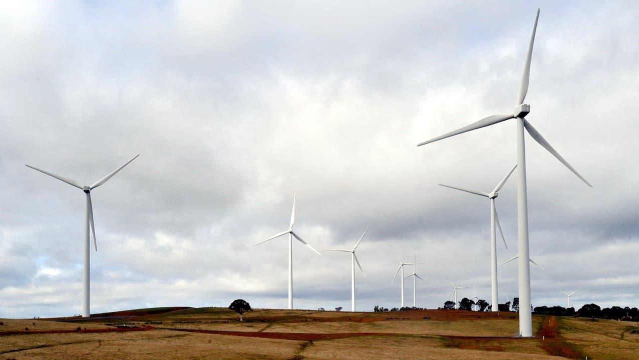 A wind farm near Gunning, NSW