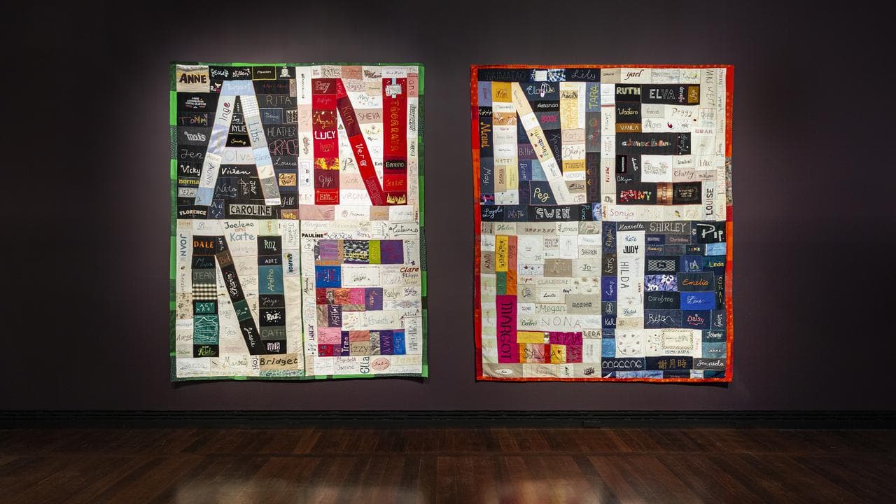 The Nell Anne quilt at the Art Gallery of SA