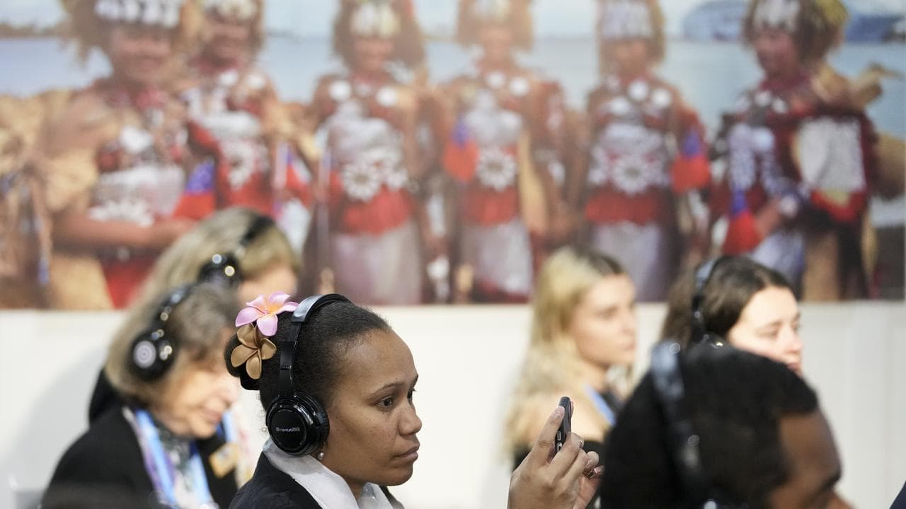 The Moana Blue Pacific Pavilion at the COP29 UN Climate Summit