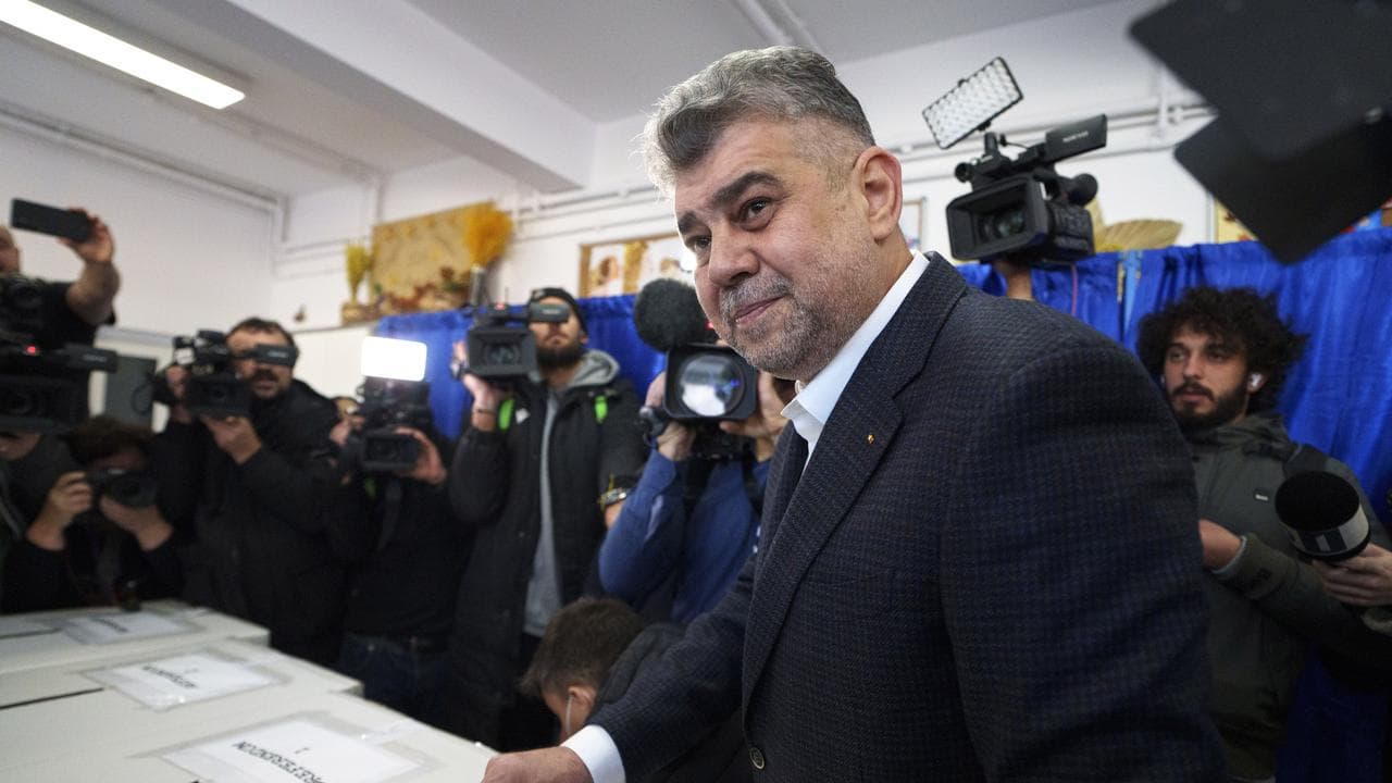 Romanian Prime Minister Marcel Ciolacu