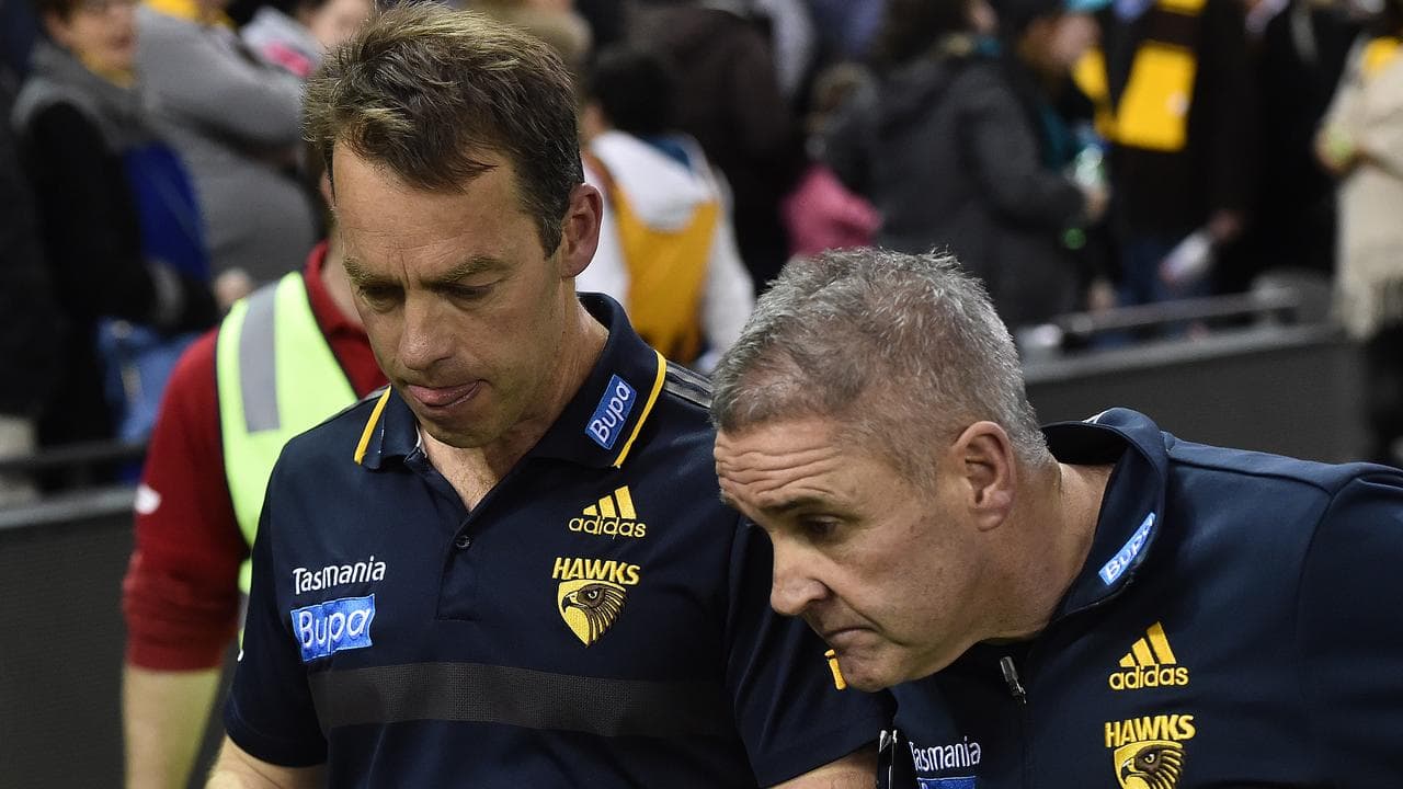 Alastair Clarkson and Chris Fagan.