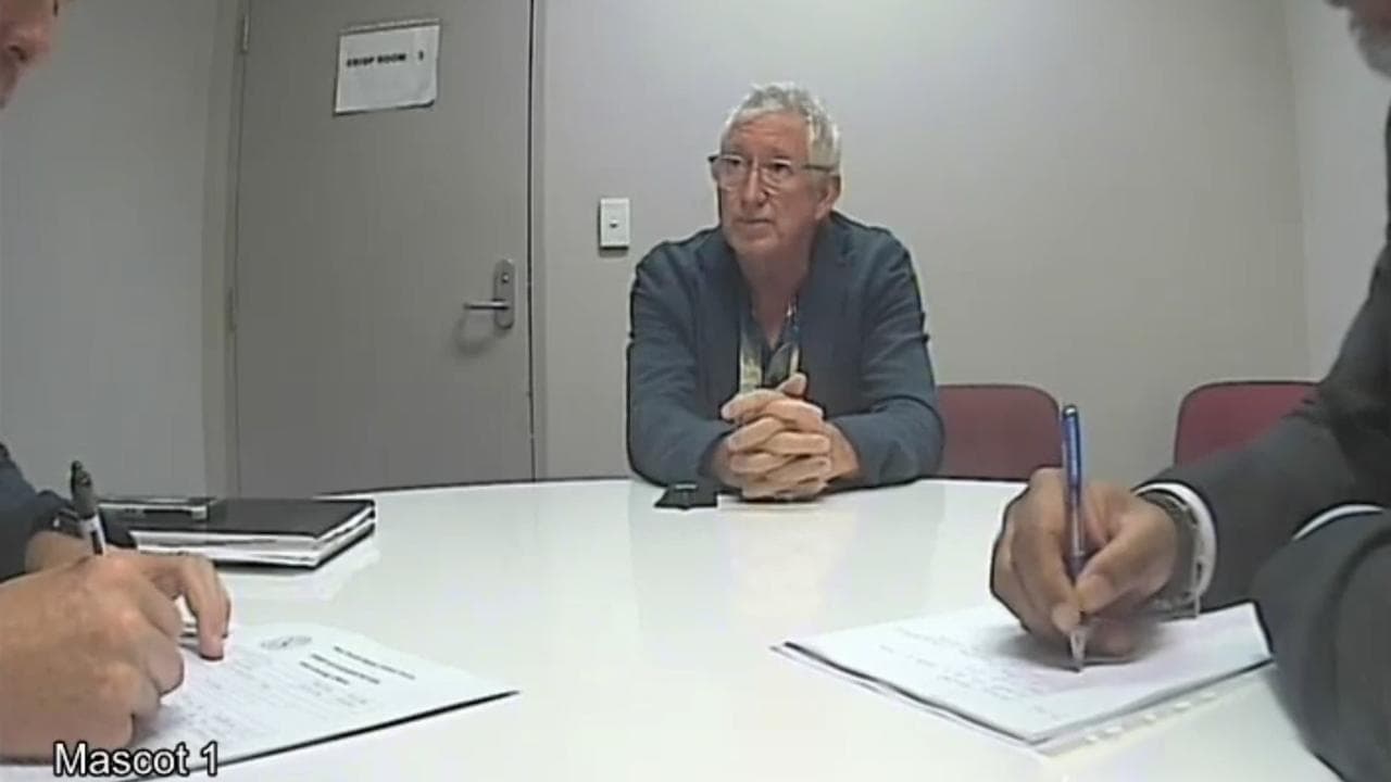 James Blake Blee during a police interview 