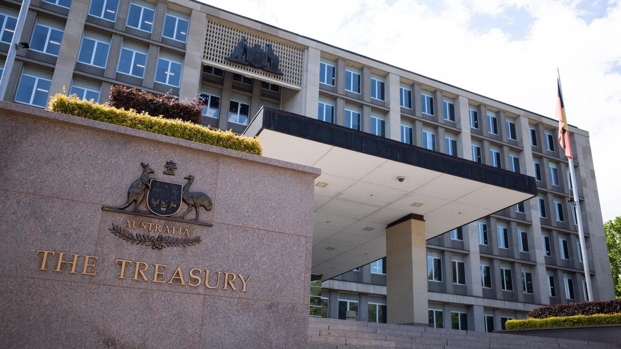 Treasury building in Canberra