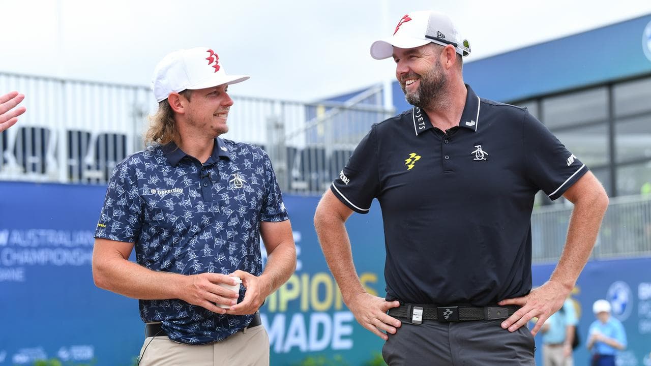 Cameron Smith (left) and Marc Leishman.