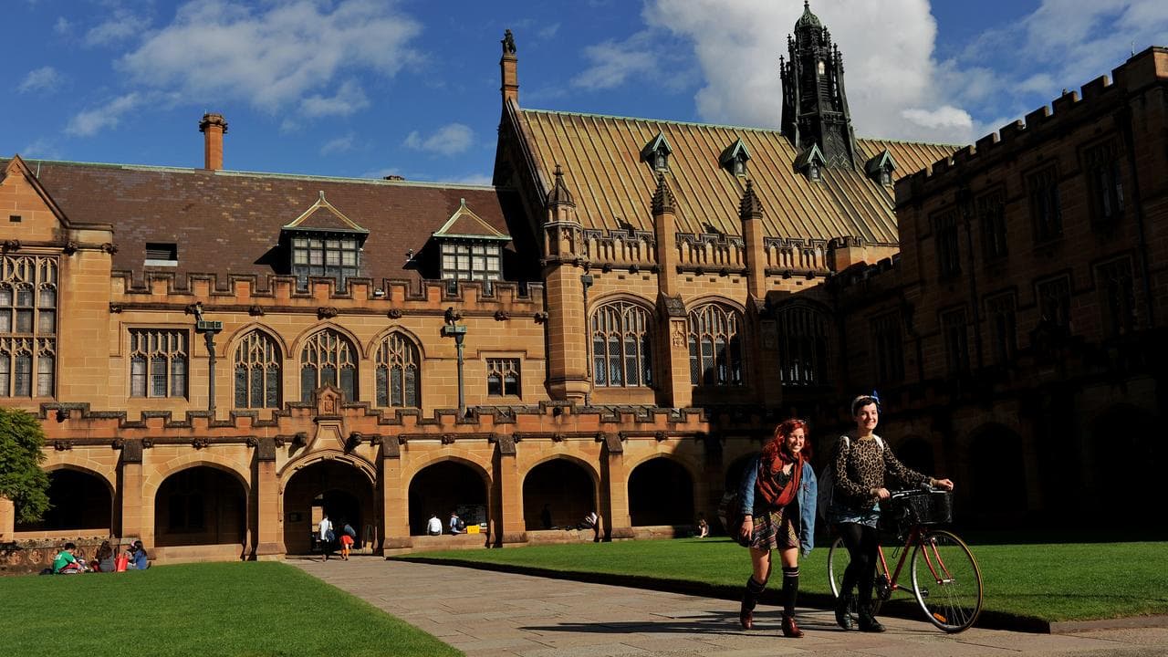 Students at the University of Sydney (file image)