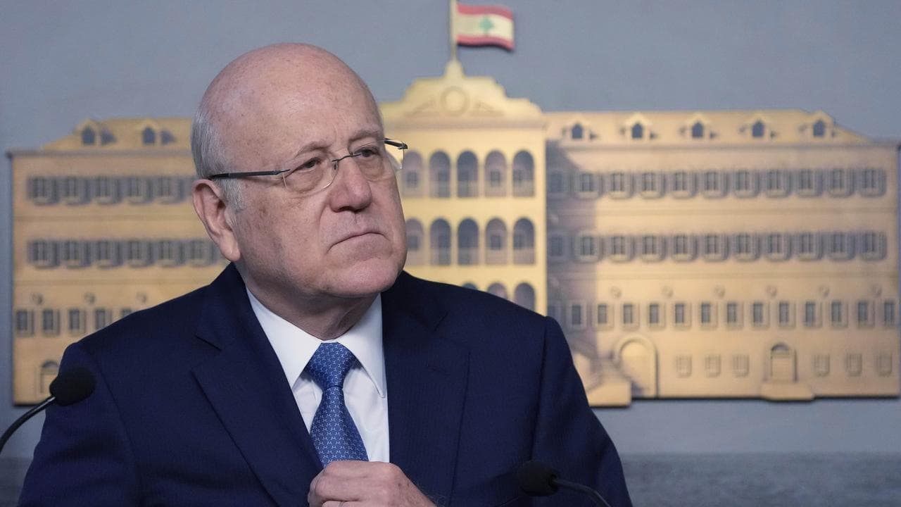 Lebanese caretaker Prime Minister Najib Mikati