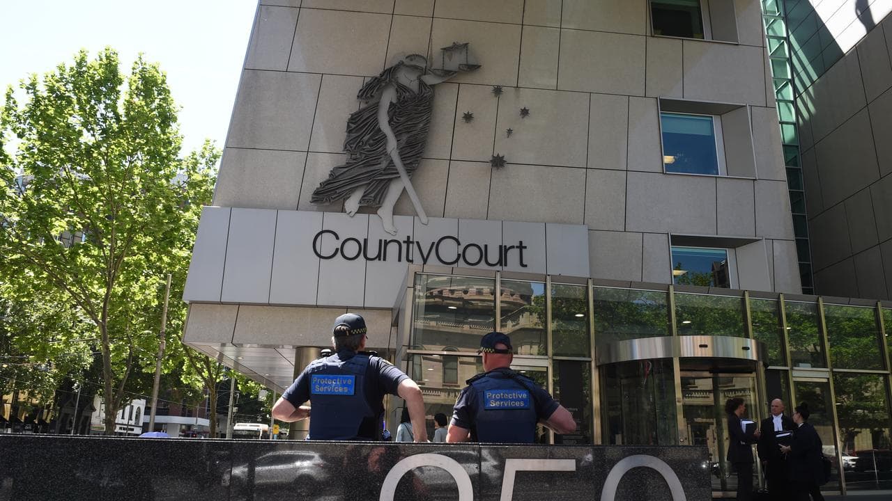 Exterior of the County Court of Victoria (file image)