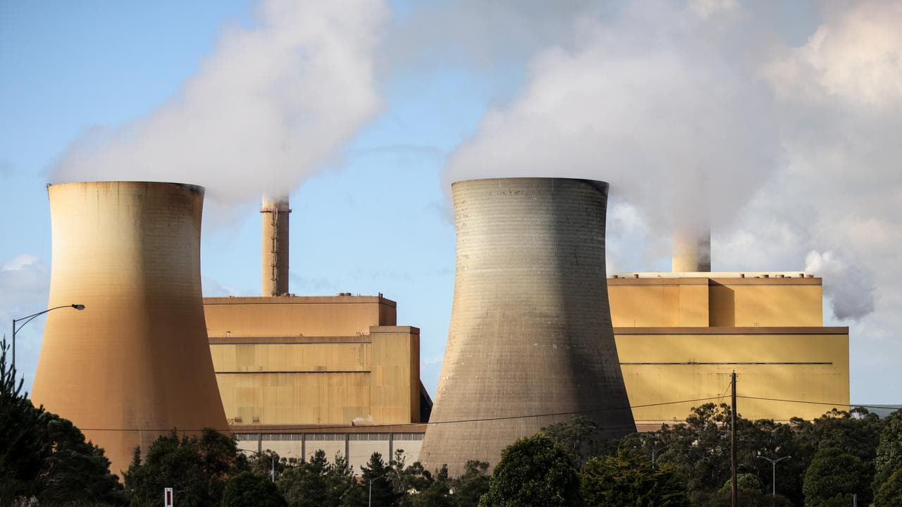 A general view of the Yallourn Power Station in Yallourn