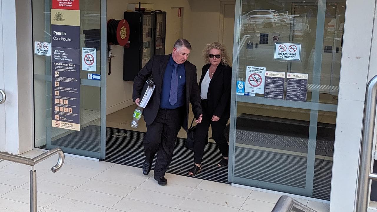 Glen Coleman leaves Penrith District Court (file image)