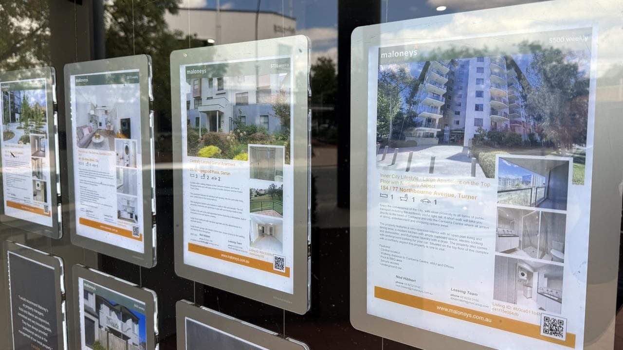 Rental properties being advertised