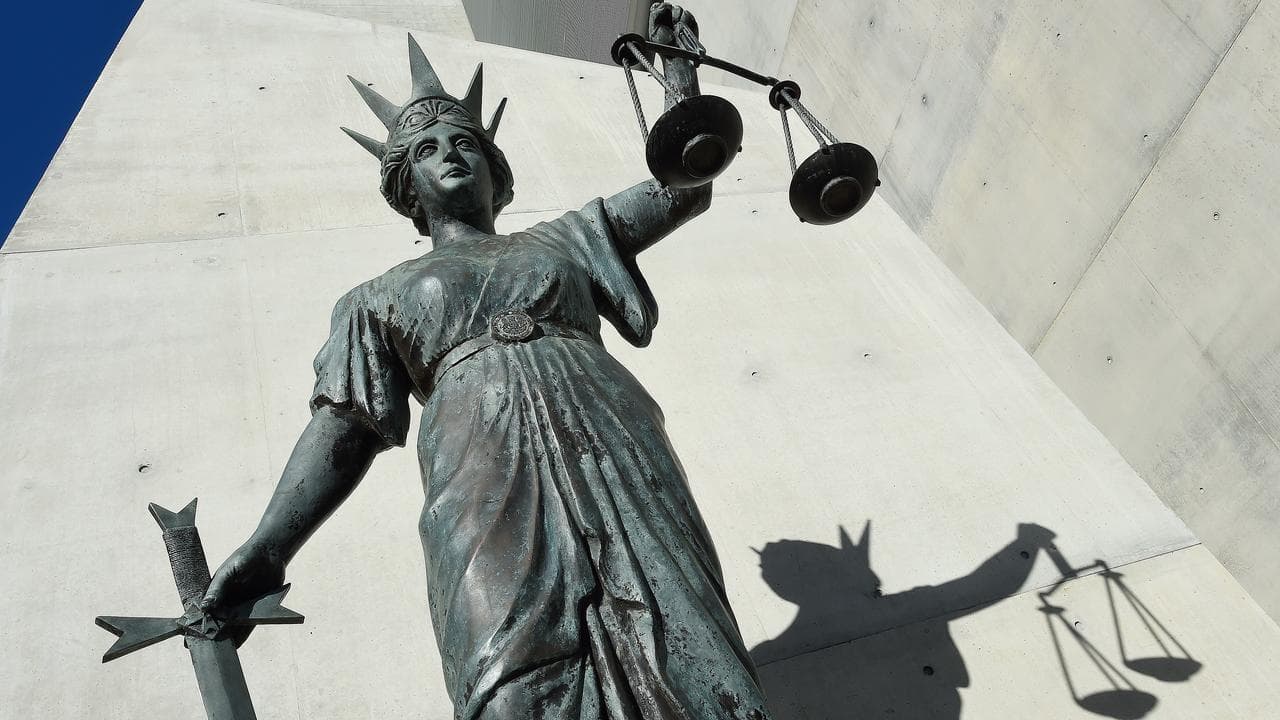 A statue of Themis, the Greek God of Justice (file image)