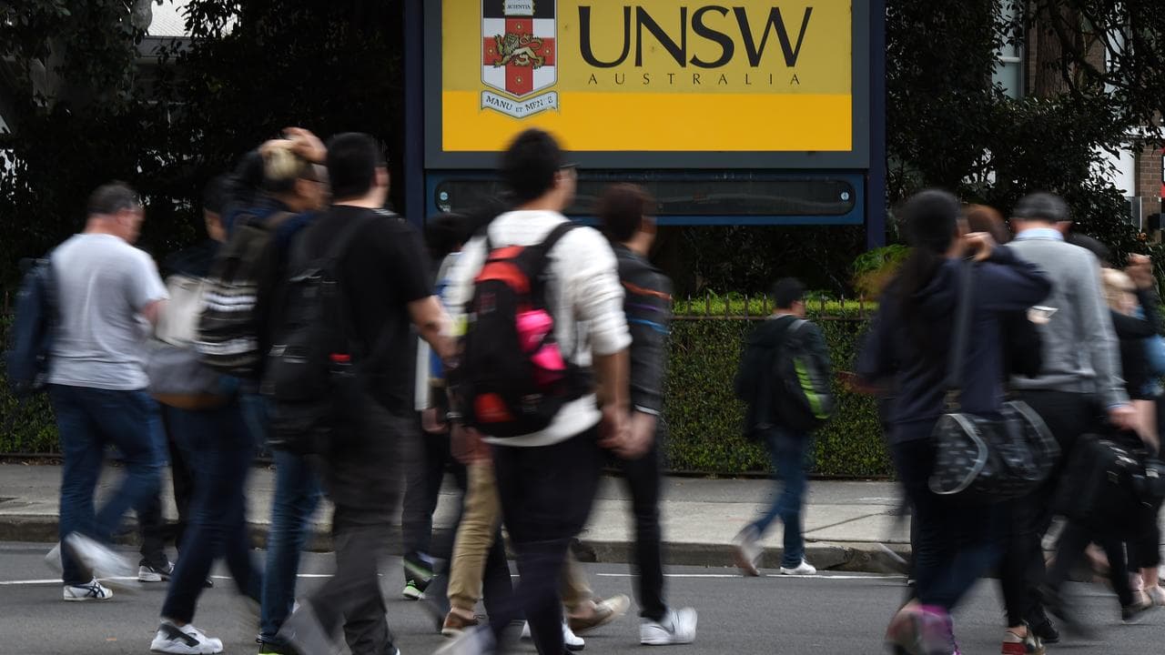 Students at the University of Sydney.