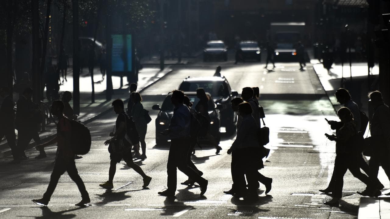 Office workers in the CBD