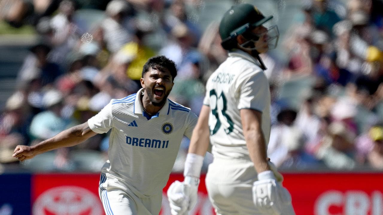 Nitish Kumar Reddy and  Marnus Labuschagne.