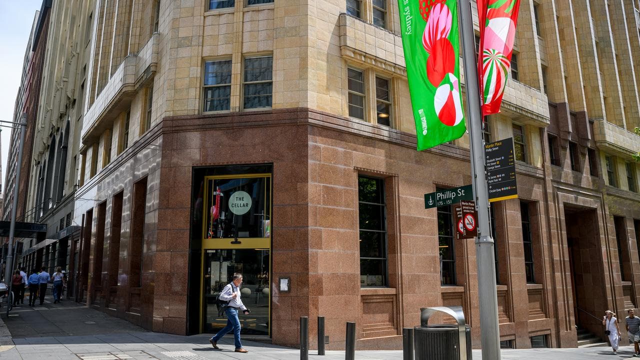 The building that previously housed the Lindt Cafe