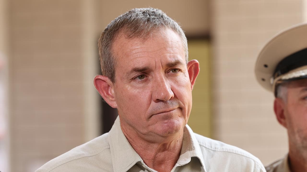 NT Corrections Minister Gerard Maley outside Berrimah Prison
