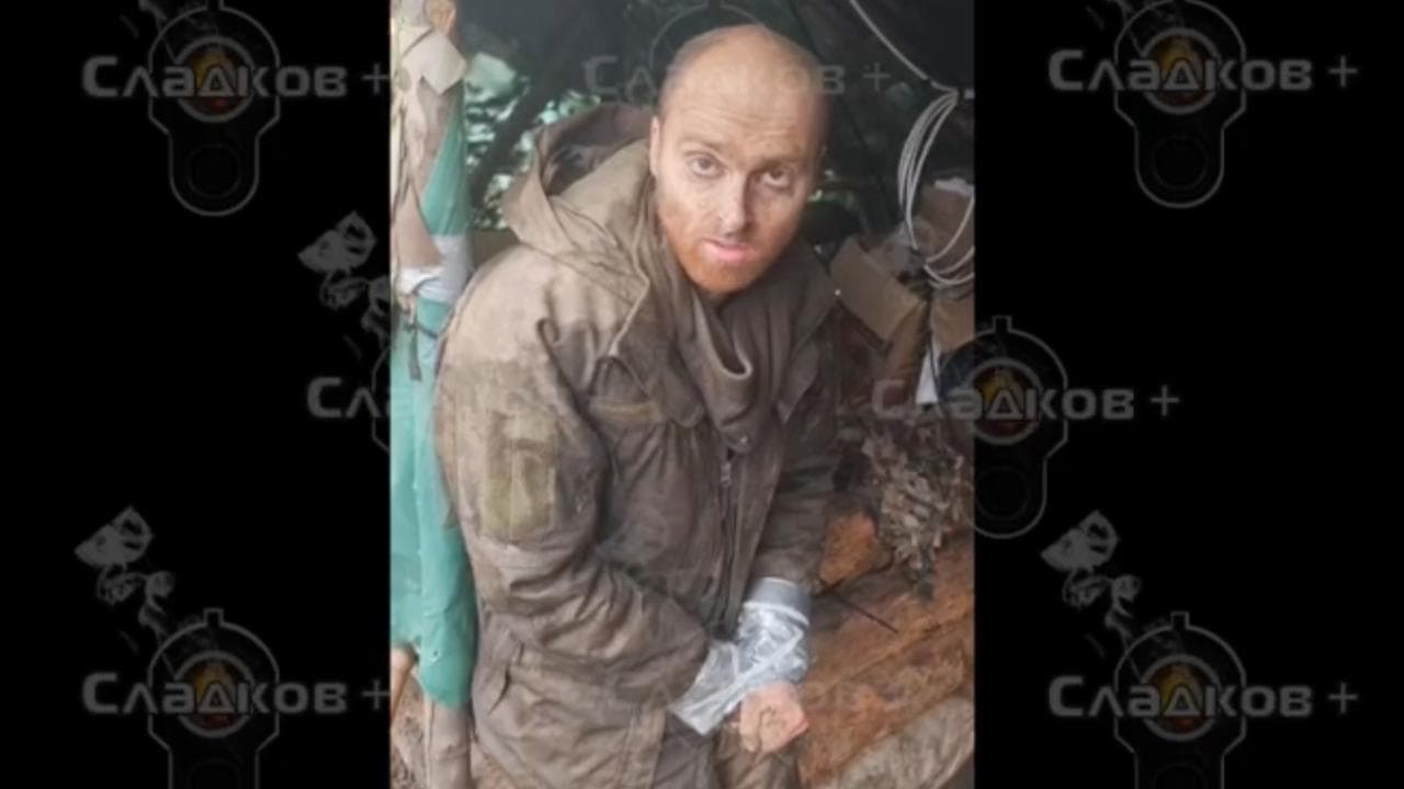 Captured Australian soldier Oscar Jenkins