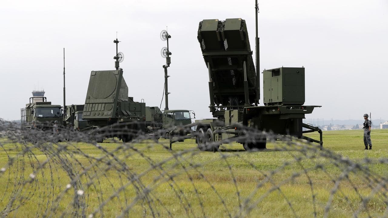 A surface to air missile system