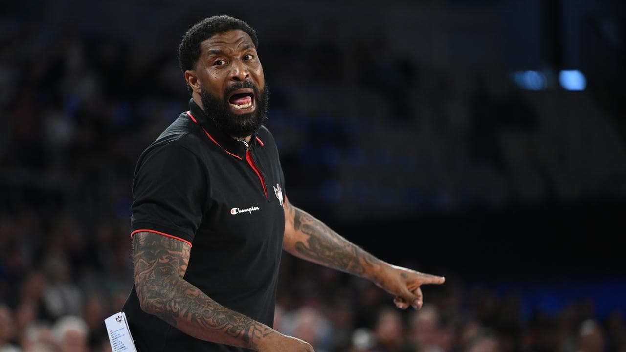 Hawks coach Justin Tatum.