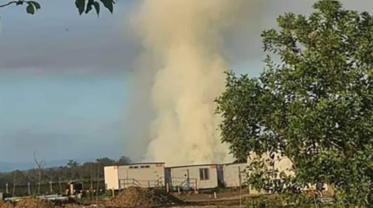 fumes seen from waste sites surrounding Ipswich