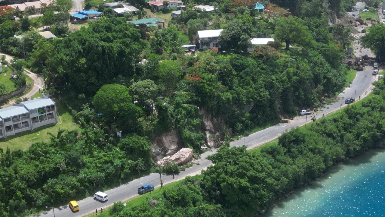 A file photo of earthquake damage