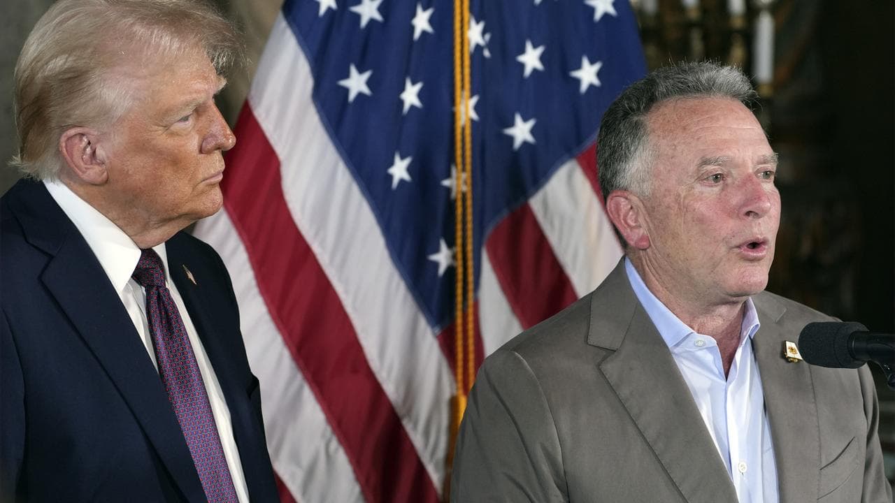 Donald Trump with special envoy Steve Witkoff