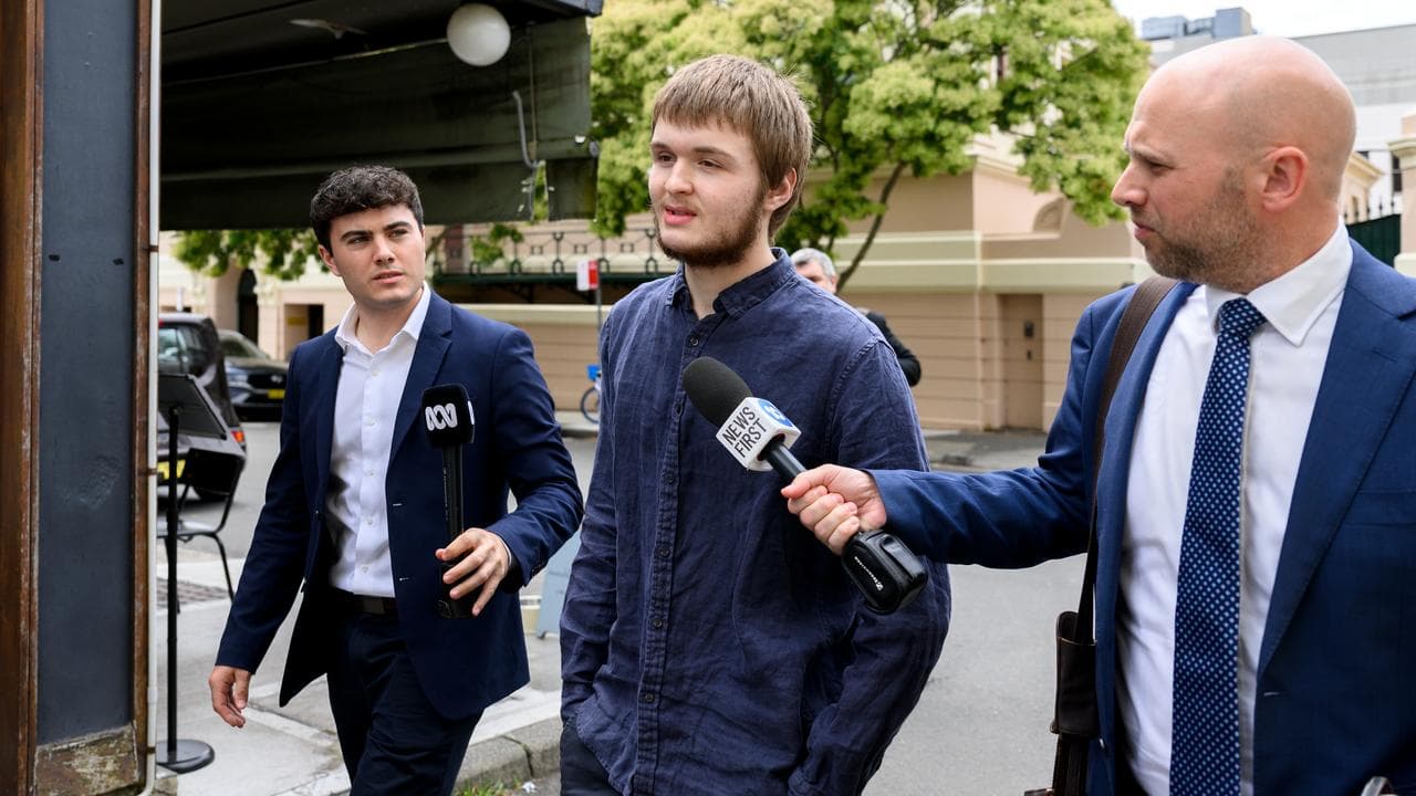 Felix Kiera leaves Newtown Local Court