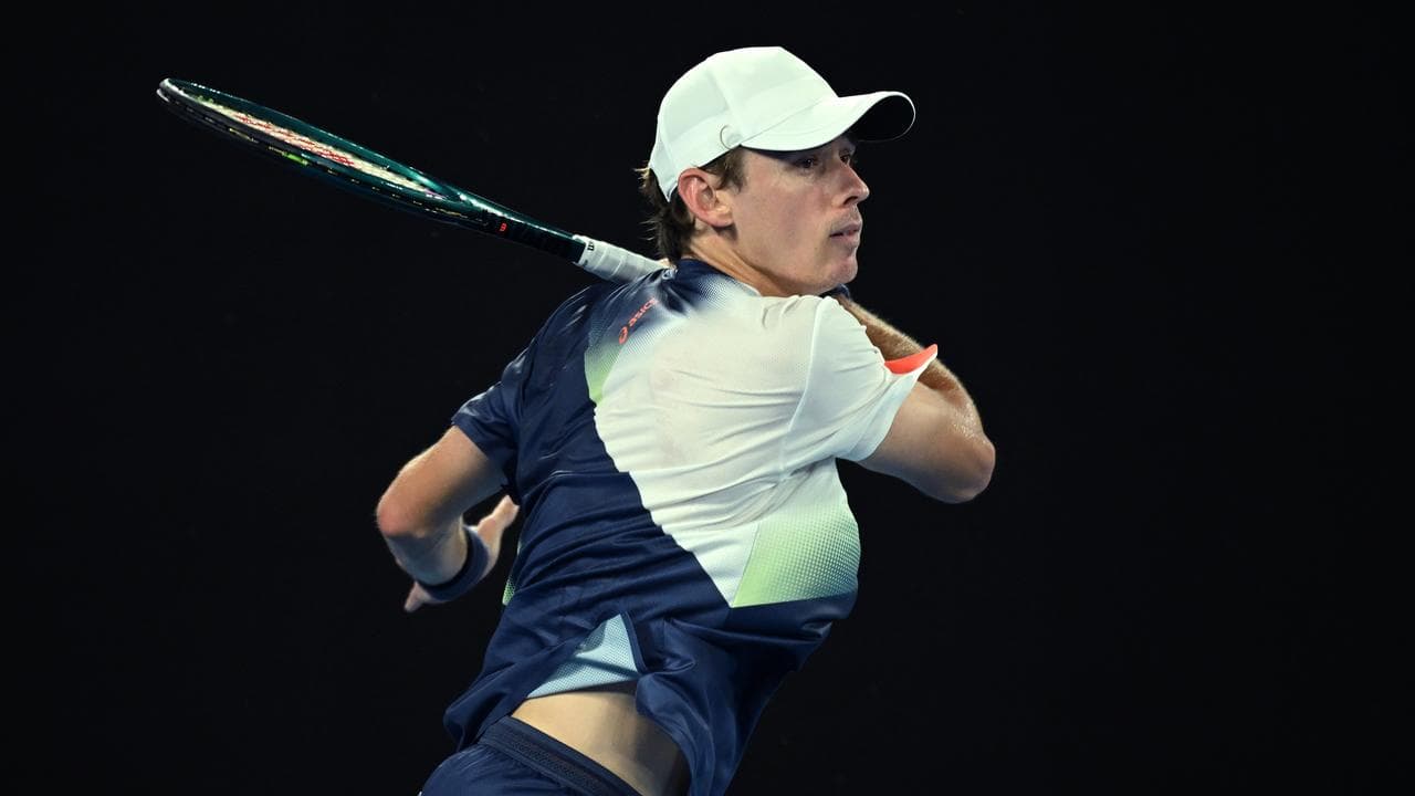 Alex de Minaur at the Open