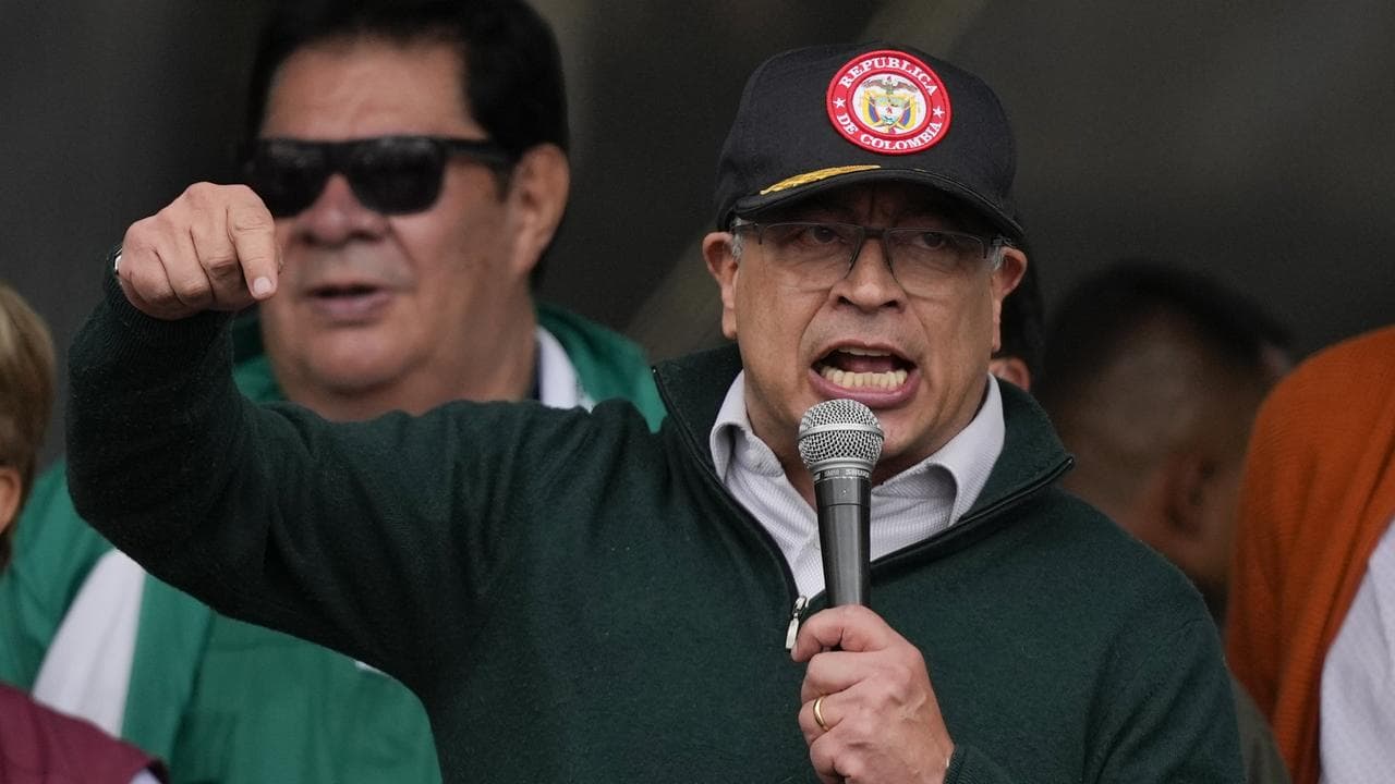 A file photo of Colombian President Gustavo Petro